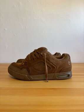 Emerica Andrew Reynolds THE BOSS Brown Suede Skate Sneakers